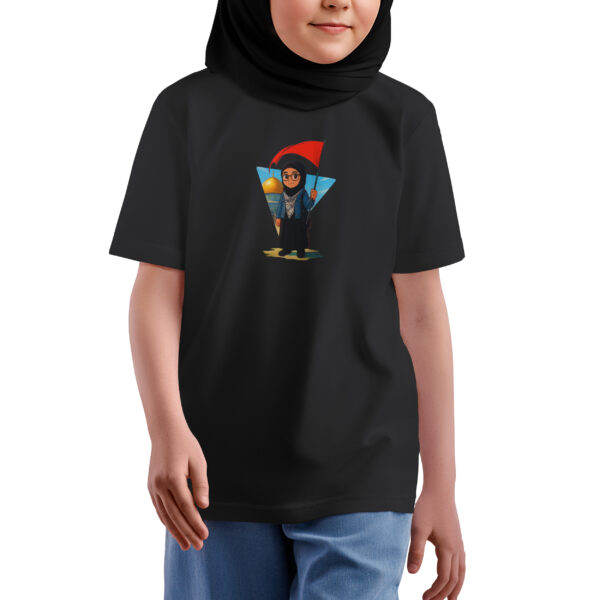 تیشرت بچگانه نخی اسکرین شاپ مدل فرشته پرچمدار - Image 1
